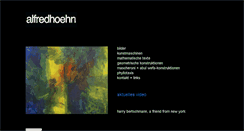 Desktop Screenshot of alfredhoehn.ch
